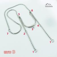 ราคา V45 สวย โดดเด่น ลายผ่าหวายข้อยาว ห้อย 7 สร้อยคอสแตนเลส สร้อยพระ สร้อยสแตนเลส สร้อยสแตนเลสแท้ (14277032459)