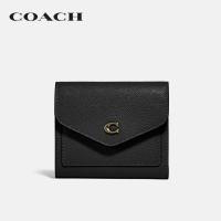 ราคา COACH กระเป๋าสตางค์ขนาดเล็กผู้หญิงรุ่น Wyn Small Wallet สีดำ C2328 LIBLK (7597808876)