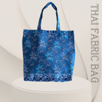 ราคา กระเป๋าผ้าลายไทย ลายปาเต๊ะ (20334598807)