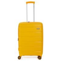ราคา ELLE Travel Samson Collection วัสดุ 100 PP Polypropylene กระเป๋าเดินทางขนาด 24 นิ้ว ระบบซิปคู่นิรภัยและซิปขยาย ล้อหมุน360 คันชักอะลูมิเนียมปรับระดับสูงต่ำได (20469500122)
