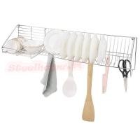 ราคา ชั้นวางจาน ที่คว่ำจาน สแตนเลส แบบแขวนติดผนัง (6031036120)