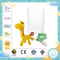 ราคา Ange อังจู Giraffe with Case Clip ยางกัดยีราฟรุ่นพิเศษ พร้อมกล่องและคลิปคละสี สินค้าของแท้ มี มอก คลิปกันหล่นแบบซิลิโคน (695430542)