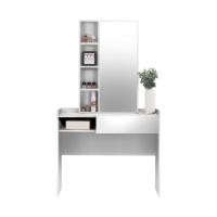 ราคา คอนเซ็ปต์ เฟอร์นิเจอร์ โต๊ะเครื่องแป้งแบบนั่ง รุ่น Melda สีขาว 100x45x165 ซม (20266102489)