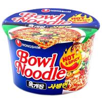 ราคา nongshim noodle soup hot spicy bowl มาม่าเกาหลีสำเร็จรูปรสเผ็ด 100g 농심 육개장사발면 (17226019571)