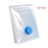 ราคา ถุงพลาสติกสุญญากาศสำหรับใส่เสื้อผ้าเดินทางกระเป๋ายาขอบสุญญากาศกระเป๋าเก็บของใช้ซ้ำได้ถุงดูดฝุ่น (20278587665)