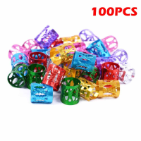 ราคา 200 100ชิ้นผู้หญิง Dreadlocks ลูกปัดคลิปแหวนถักเปียผมเดรดล็อคผู้หญิงผมถักเปียผู้หญิงผมโลหะ Cuffs แหวนผมเครื่องประดับอุปกรณ์ประดับตกแต่ง (17221251498)