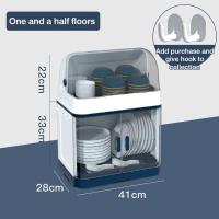 ราคา SUNOOM ตู้คว่ำจานชาม ตู้เก็บจานชาม ที่ใส่ช้อนส้อม ที่คว่ำจานมีฝา ที่เก็บจานชาม ชั้นวางในครัว ที่คว่ำจาน ชั้นวางจานชาม 1 ชั้น 2ชั้น 3 ชั้น (20435458166)