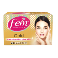 ราคา Fem Fairness Naturals Gold Skin Bleach 40gm ครีมย้อมหนวด ย้อมคิ้ว (9774199764)