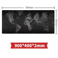 ราคา แผ่นรองเมาส์ ขนาดใหญ่900 800 700MM ออกแบบรูปแบบโลก Mouse Pad World Map แผ่นรองเมาส์เกมมิ่ง กันลื่น แผ่นรองเมาส์แบบสปีด B21 (9899615187)