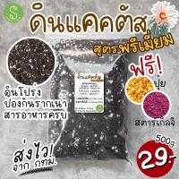 ราคา ดินปลูกแคคตัส ดินปลูกกระบองเพชร สูตรพรีเมี่ยม ดินผสมสำเร็จ ปลูกกระบองเพชร แคคตัส ไม้อวบน้ำ บรรจุ 500g 5kg สายลวด การ์เด้น (14906672571)