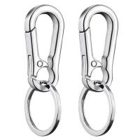 ราคา คลังสินค้าพร้อม กุญแจรีโมทสำหรับผู้ชายตะขอเกี่ยวแหวนพวงกุญแจตะขอเกี่ยวสำหรับกิจกรรมกลางแจ้งปีนคุณภาพสูงพวงกุญแจแบบห่วง (20168414397)