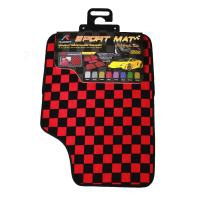 ราคา K RUBBER พรมปูพื้นรถยนต์ลายตารางหมากรุก Free Size ชุด 5 ชิ้น มี3สี (16366777705)