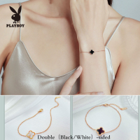 ราคา PLAYBOY สร้อยคอเเฟชั่น สร้อยคอสแตนเลสแท้สำหรับผู้หญิง (12991882867)