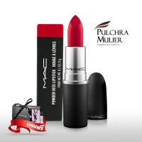 ราคา ลิปสติกM A C Retro Matte Lipstick 707 Ruby Woo ลิปmac พร้อมกล่องและถุงแบรนด์mac แถมตัวอย่างน้ำหอม2ml (10193926771)