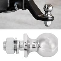 ราคา 1 7 8in เส้นผ่านศูนย์กลาง Chrome Hex Nut Hitch Ball สำหรับ ATV UTV รถแทรกเตอร์สนามหญ้า 5 8x1 3 4in Shank 2000 LBS (15636430351)