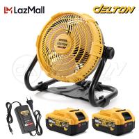 ราคา DELTON พัดลมไร้สาย พัดลม 12 นิ้ว 2 ระบบ AC DC ปรับได้ 4 สปีด Cordless Fan พัดลมแบตเตอรี่ พัดลมพกพา สำหรับ แบตเตอรี่ Power Share BL Series รุ่น FN 12INCH (20478053074)