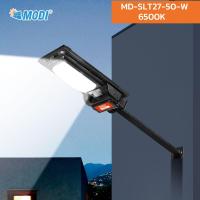 ราคา MODI โคมไฟถนนโซล่าเซลล์ 50W 550lm แสงขาว เหลือง daylight warm light ขาเหล็ก สว่างค้าง โคมไฟพลังงานแสงอาทิตย์ โซล่าเซลล์ เปิดปิดอัตโนมัติ กันน้ำIP67 (20532975220)
