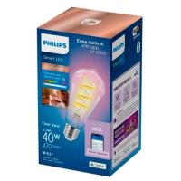 ราคา ของเข้า 8 ต ค Philips WiZ หลอด LED Filament อัจฉริยะ 16 ล้านสี 6 3 W ขั้ว E27 ดีไซน์คลาสสิคโชว์เกลียวไส้ (20541566891)