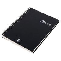 ราคา ตราช้าง สมุดสันเกลียว WHC 102 ปกสีดำ ขนาด B5 สันเกลียว สมุด สมุดริมลวด ปกพลาสติก สีดำ ปกPP (7453945833)