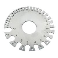 ราคา DUERE เครื่องมือวัดขนาดเส้นผ่าศูนย์กลางรอบ AWG SWG เครื่องวัดการตรวจสอบรอยเชื่อมเกจวัดการวัดความหนาไม้บรรทัดงานเชื่อมเกจวัดความหนาเกจวัดเกจเส้นลวด (18778513374)