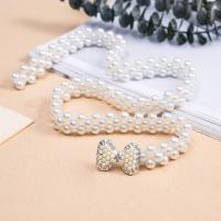 ราคา 28 36 นิ้วสุภาพสตรีมุกเอวยืดเข็มขัด เข็มขัดมุก เข็มขัด โซ่แฟชั่นเข็มขัดยางยืด (6060756041)