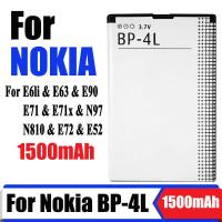 ราคา แบตเตอรี่ Nokia BP 4L Nokia E63 E61i E71 E71x E52 E72 N97 N810 3310 6300 งาน แบต 1500mAh แบตมีมอก คุณภาพดี แบต BP 4L (20297020836)