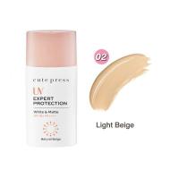 ราคา CUTE PRESS UV EXPERT PROTECTION WHITE MATTE SUNSCREEN SPF 50 PA 7490x cutepress ครีมกันแดด x 1 ชิ้น abcmall (17156816169)