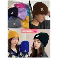 ราคา หมวกไหมพรม หมวกบีนนี่ หมวกกันหนาวปักลาย สไตล์ฮิปฮอพ ใส่ได้ทั้งชายหญิง หมวกไหมพรมปัก R (16730184115)