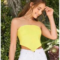 ราคา พร้อมส่ง เกาะอกทรงสามเหลี่ยม เกาะอกวินเทจ เกาะอกใส่ไปทะเล มี7สี 9158 เสื้อสีแดงหญิง (10172650137)