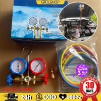 ราคา COD เกจน้ำยาแอร์ เกจเติมน้ำยาแอร์ CT 536G เกจ์ชุดเติมน้ำยาแอร์ เกจ์วัดน้ำยาแอร์ สาย 35 นิ้ว R134aR12R22R404 เกจ์เติมน้ำยาแอร์ เกจเติมน้ำยาแอร์ (20572301178)