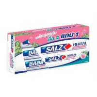 ราคา SalzFresh japanese mint ยาสีฟันซอลส์ เฟรช สูตร ออริจินอล สูตรเฮอร์เบิลพิงค์ซอลท์ สูตรแบมบูลีฟ140กรัม3หลอด ช่วยลดกลิ่นปาก ลมหายใจสดชื่น (20606566940)