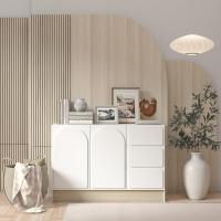 ราคา SB Design Square KONCEPT FURNITURE KONCEPT FURNITURE ตู้เก็บของ ตู้เตี้ย KC PLAY ขนาด 140x40x95 ซม สีขาว (20518298232)