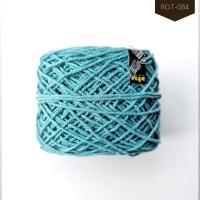 ราคา เชือกฟอกนิ่ม 4Ply โทนฟ้า น้ำเงิน เชือกฟอก สำหรับถักกระเป๋า หมวก งานอยู่ทรง I ไหมพรมฟ้ามุ่ย Fahmui Yarn (19577221502)