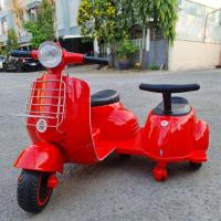 ราคา รถแบตเตอรี่ เวสป้ามีพ่วงข้าง น่ารักมาก รถแบตเวสป้ามินิมอล รถแตไฟฟ้า (19062916697)