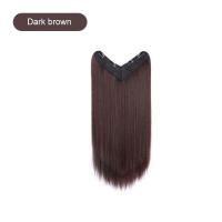 ราคา แฮร์พีช แบบแพ 45cm 60cm แฮร์พีชผมยาว แฮร์พีชแบบกิ๊บ แฮร์พีช ผมตรง ทรงV กิ๊บ4ตัว หนีบ ดัดได้ (20347988084)