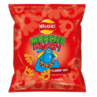 ราคา WALKERS Monster Munch Flamin Hot 40G ขนม ขนมขบเคี้ยว (17171068156)