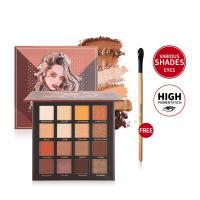 ราคา IMAGIC Cruelty Free อายแชโดว์ที่มีเสน่ห์16สีแต่งหน้า Palette Matte Eye Shadow Beauty Eye พร้อมแปรง (16457365012)