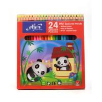 ราคา Elfen สีไม้ ดินสอสีไม้ 12 และ 24 สี ตราเอลเฟ่น แบบแท่งสั้น และแท่งยาว 1 กล่อง (11166581113)