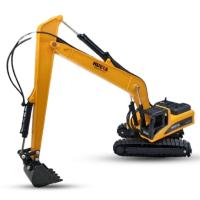 ราคา มาใหม่ โมเดลแขนบูมยาว สีเหลือง รถแม็คโครหล็ก โมเดลสะสม โมเดลรถก่อสร้าง Huina Scale1 50 ของเล่นเพื่อการสะสม รถแม็คโคร (20307112103)