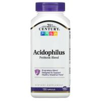 ราคา Exp2025 21st Century Acidophilus Probiotic Blend 100 150 Capsules โพรไบโอติก สำหรับลำใส้ (10790355547)