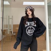 ราคา taotao เสื้อยืดแขนยาว สกรีนลาย New york เสื้อแขนยาวโอเวอร์ไซส์ ผ้าเด้ง ใสสบาย NY118 (19608525018)