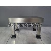 ราคา เก้าอี้สเตนเลส ทรงเหลี่ยม ขาเหลี่ยม ขนาด กว้าง 20x ยาว 30x สูง 20cm (20541120483)