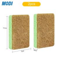 ราคา MODI ฟองน้ำล้างจานเยื่อไม้ธรรมชาติ แพ็ค 2 ชิ้น สก๊อตไบร์ท ฟองน้ำ ฟองน้ำล้างจาน ทำความสะอาดล้างจาน ฟองน้ำราคาถูก (16700921213)