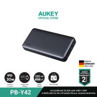 ราคา AUKEY PB Y42 พาวเวอร์แบงค์ชาร์จเร็ว Sprint X 20K 30W 20000mAh Portable Power Bank with PD3 0 (20660264572)