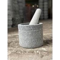 ราคา ครกตำยา ครกเล็ก ขนาด3นิ้ว ทรงกระบอก บดยา บดถั่ว บดงา พร้อมสาก ทำมาจากหินแกรนิต หินแท้ (20446916553)