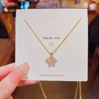 ราคา พร้อมส่ง สร้อย สร้อยคอ แฟชั่น เครื่องประดับอัญมณีผู้หญิงประดับคริสตัลสีชมพู N MIX (20392407585)