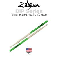 ราคา Zildjian ไม้กลอง 1 คู่ รุ่น 5A DIP ด้ามไม้เคลือบกันลื่น ของแท้ 100 Made in USA (19937625878)