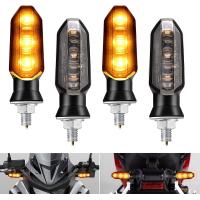 ราคา ไฟสัญญาณเลี้ยว LED รถจักรยานยนต์ขนาดเล็ก8มม 12V Moto ไฟแสดงสถานะสีเหลืองสะท้อนแสงกระพริบอุปกรณ์ไฟสัญญาณเลี้ยว (19642800723)