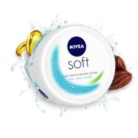 ราคา Nivea Soft Light Moisturising Cream นีเวีย ซอฟท์ นำเข้า (16153983459)