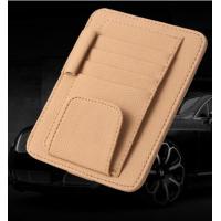 ราคา ที่เก็บบัตร ติดกับที่บังแดดในรถยนต์ ที่เก็บแว่น เก็บของได้หลากหลาย หนังวัวแท้ (17910301117)